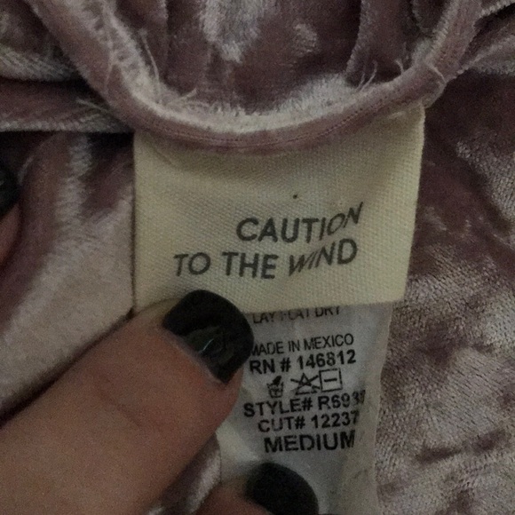 velvet tank top - Picture 2 of 2